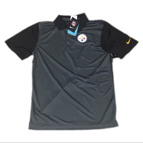 nike steelers polo